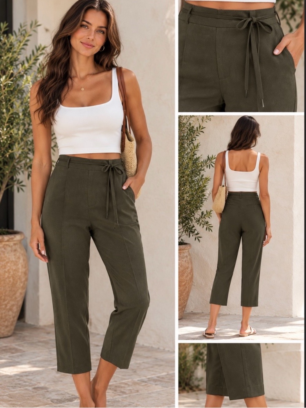 Express Pants - Olive Green